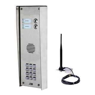 Cellcom Prime7 Audio Only Intercom for 2 Apartments - S/S