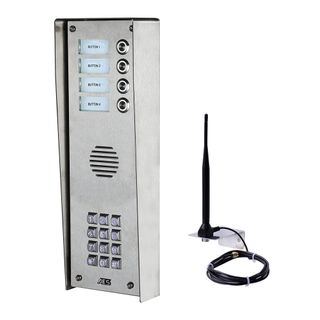 Cellcom Prime7 Audio Only Intercom for 4 Apartments - S/S