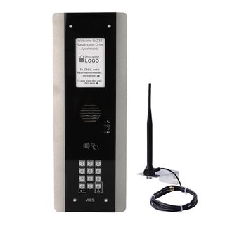 Multicom Lite Flush Audio Only Intercom - Black