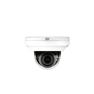 MEGApix 4K low-profile vandal dome IP camera 3.6~10mm vari-focal p-iris lens