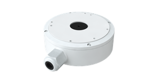 Junction box for varifocal lens dome camera with video analytics