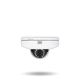 MEGApix 2.1MP/1080p ultra low-profile vandal dome IP camera with 4mm fixed lens