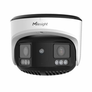 Milesight 8MP TrueColor On-Guard 180deg Dual-Lens Panoramic Turret, 90&deg; vertical