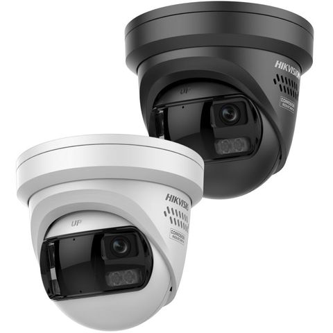 Hikvision 8MP Panoramic 180deg Smart Hybrid Active Deterrent Turret