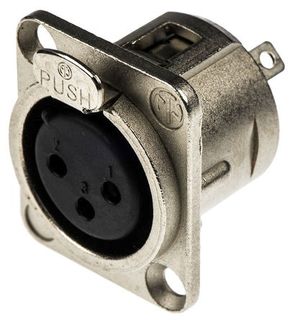 RS XLR Chassis Mnt Connector Socket (female needs plate)