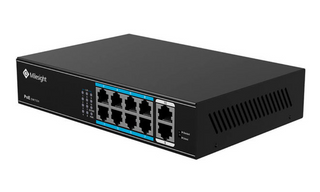 Milesight 8port 120w PoE switch with dual Gigabit Uplink ports