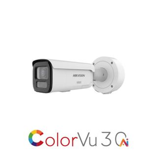 Hikvision 8MP 4K VF Hybrid ColorVu & AcuSense 2.7-13.5mm, Strobe/Audio Bullet