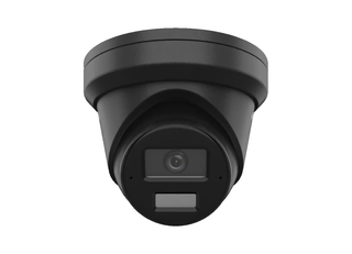 HiLook 6MP 2.8mm AI Turret Dual IR 30m Mic IP67 Camera - BLACK