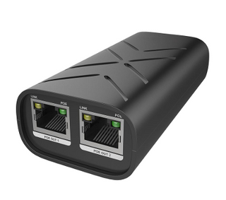 Milesight 3-port 10/100M POE Extender / Repeater - Max. 25W total