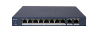 Hikvision 8 Port Gigabit Smart Managed POE Switch + 2 Gigabit Uplinks Ports