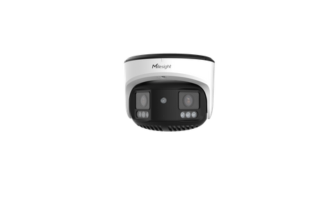 Milesight 4K 8MP TrueColor On-Guard 180deg dual lens panoramic dome