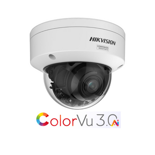 Hikvision 8MP Colorvu Dual illumination 2.7-13.5mm VF Dome Network Camera