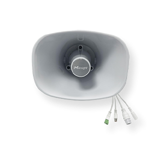 Milesight IP Horn Speaker with Built-In Mic & Amplifier - 15W