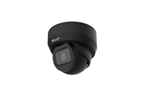 Milesight 4K 8MP 2.7-13.5mm Motorized Turret Camera, 50m IR - Black