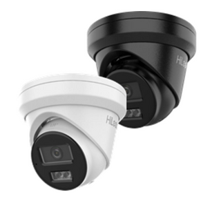 HiLook 8MP 2.8mm AITurret Dual IR 30m Mic IP67 Camera - BLACK