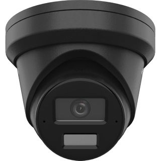 HiLook 8MP 2.8mm AITurret Dual IR 30m Mic IP67 Camera - BLACK