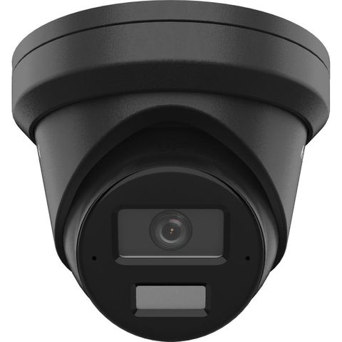 HiLook 8MP 2.8mm AITurret Dual IR 30m Mic IP67 Camera - BLACK