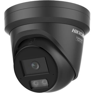Hikvision 4MP Smart Hybrid ColorVu + Acusense Fixed Turret 2.8mm - BLACK