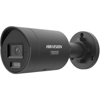 Hikvision 8MP Smart Hybrid Lt ColorVu+Acu 2.8mm Audio/Strobe Mini Bullet-BLK