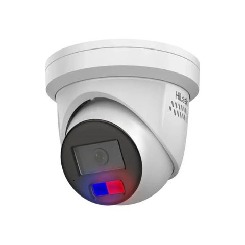 HiLook 8MP 2.8mm Turret 24/7 Color All in one - 2 way Audio/Strobe IP67