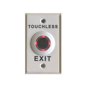 DFM White Touch Less Exit Button IP67