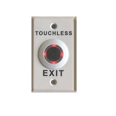 DFM White Touch Less Exit Button IP67