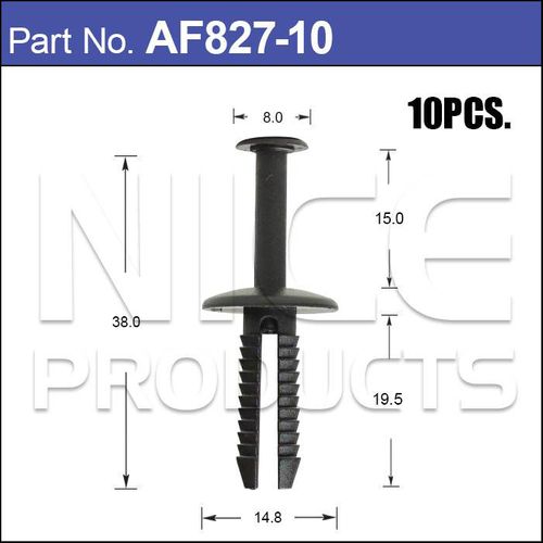 Plastic Fastener Pkt 10