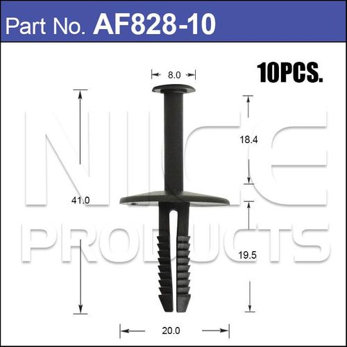 Plastic Fastener Pkt 10