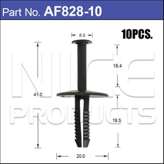 Plastic Fastener Pkt 10