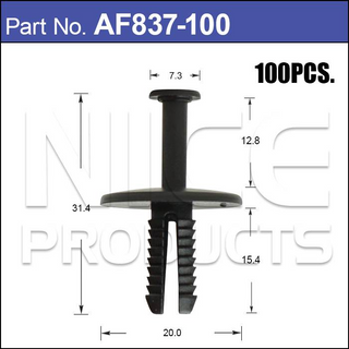 Plastic Fastener Pkt 100