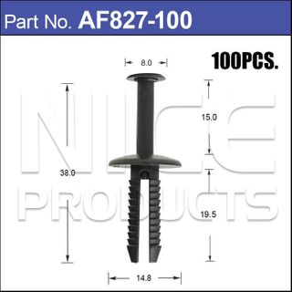 Plastic Fastener Pkt 100