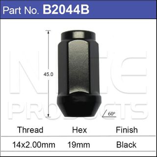 Black Wheel Nut