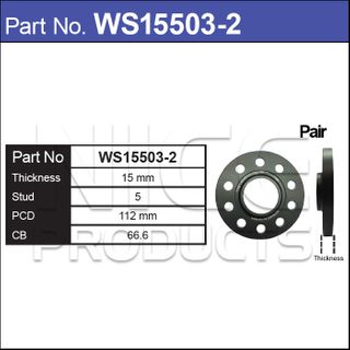 Hub Centric Wheel Spacers (Pair)