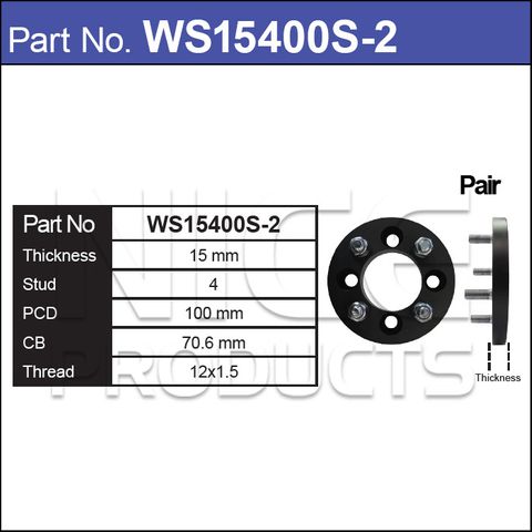 Wheel Spacers With Wheel Studs