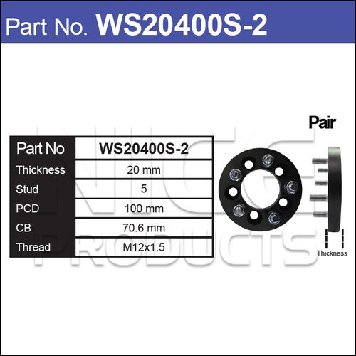 Wheel Spacers With Wheel Studs