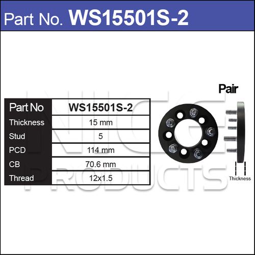 Wheel Spacers With Wheel Studs