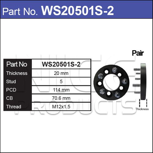Wheel Spacers With Wheel Studs
