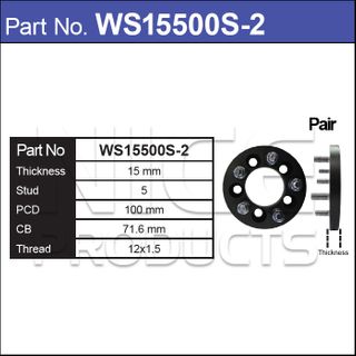 Wheel Spacers With Wheel Studs