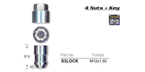 Lock Nuts (set of 4)