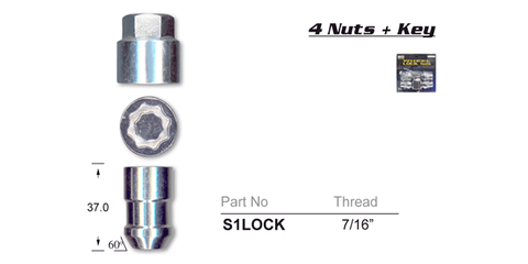 Lock Nuts (set of 4)