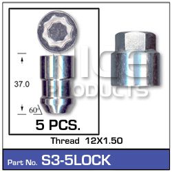 Lock Nuts (set of 5)