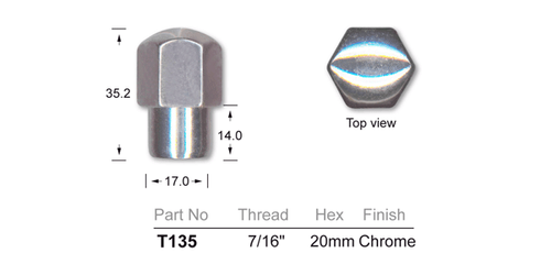 Chrome Nut