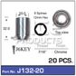Lock Nuts 20+Key