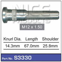 Long wheel stud