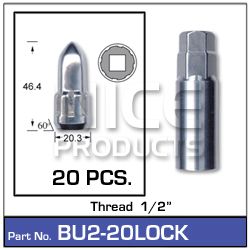 BULLET Lock (20) Nuts