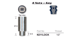 Lock Nuts (set of 4)