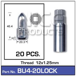 BULLET Lock (20) Nuts