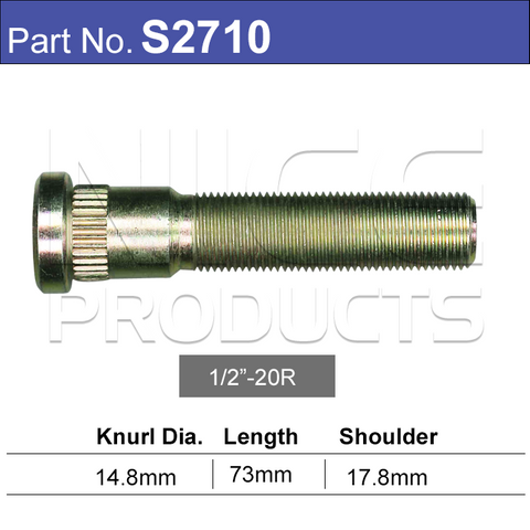 Long wheel stud