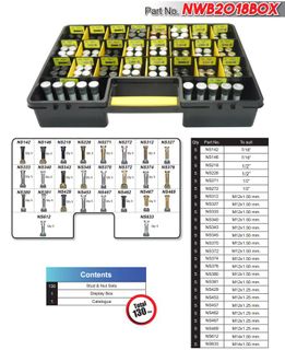 Merchandiser Stud & Nut