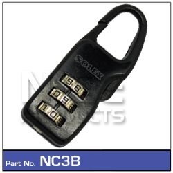 Combination Lock Black